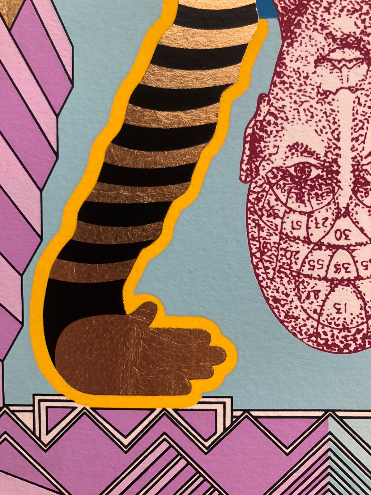 Pedro Friedeberg Serigrafia Coloso de Rodas